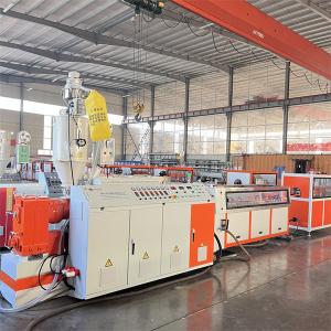 Single Screw Corrugated Pipe Extrusion Line With 31kw Installed Power 22 Rpm