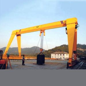Rail mounted single girder mobile gantry crane