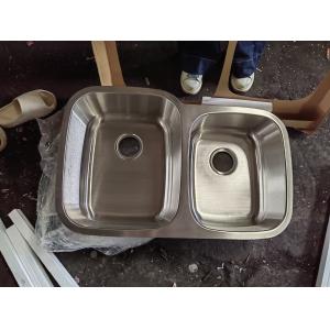 Cheap 1.0mm 1.2mm Thickness Undermount Stainless Steel Kitchen Sink Rectangular Cabinet Design Easy Installation for sale