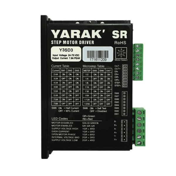 Y3SD3 7.8A 3 Phase Stepper Motor Driver With Alarm Output 24-75VDC Input Voltage