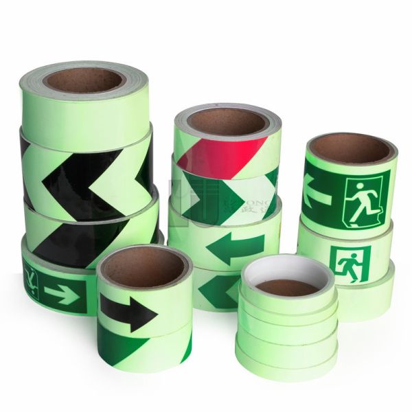 Quality Customized Photoluminescent Vinyl Glow In The Dark Film With P.S.A Adhesive In Rolls wholesale
