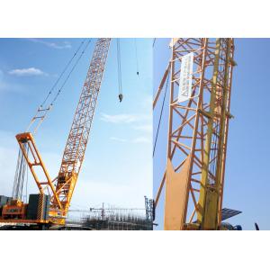 Durable Slewing Lattice Boom Hydraulic Crawler Crane QUY180 Luffing Jib 50t