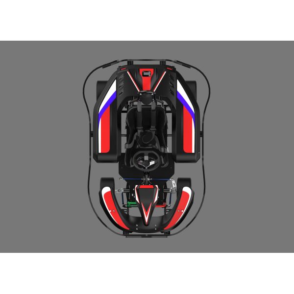 3.5KW*2 Children's Go Kart Electric 90km/H Adjustable Length Height