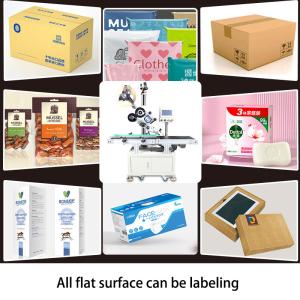 Full Automatic Carton Pouch Plane Surface Labeling Machine for Food 1500x600x145