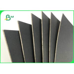 China 1.5MM 2MM 70 * 100cm Black Paper With Grey Back For Boxes Packing on sale