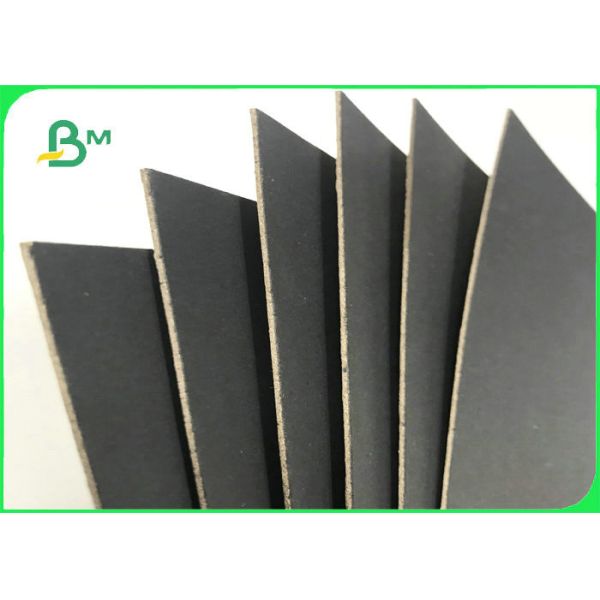 Quality 1.5MM 2MM 70 * 100cm Black Paper With Grey Back For Boxes Packing wholesale