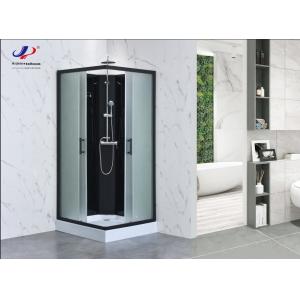 Customizable Shower Room With Matt Black Profile Frame And 4/5mm Tempered Glass