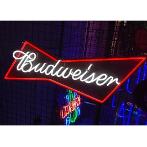 Handmade Budweiser neon light signs for business home bars and game rooms