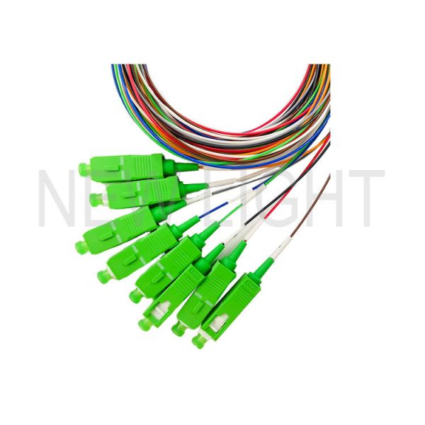 Quality 1x2 1x4 1x8 Steel Type Fiber Optic PLC Splitter with SC APC Connector for FTTH FTTB FTTX Networks wholesale