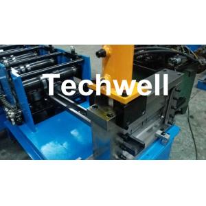 GI. Carbon Steel C Section Roll Forming Machine With 1.5 Inch Chain of