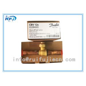CUBS CBV Type Refrigeration Compressor Parts Brass Ball Valve CBV12S