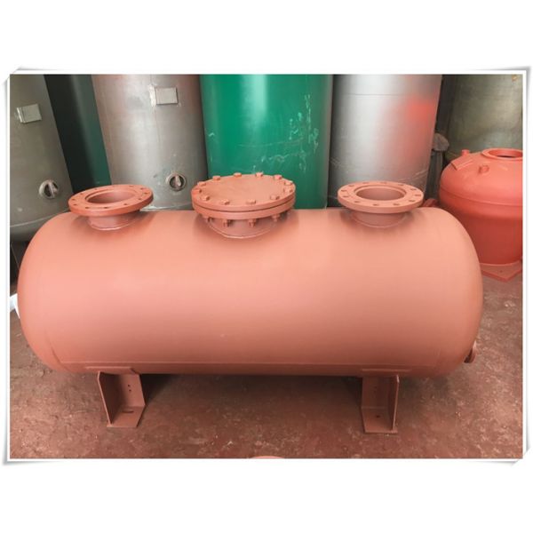 Carbon Steel Horizontal Air Compressor Receiver Tank Of Screw Compressor Medium