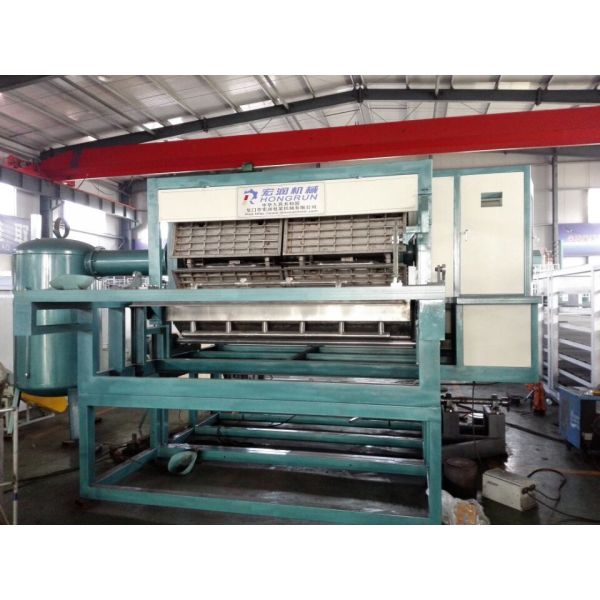 Egg Tray Production Line , Rotary Type Pulp Molding Machine 6000PCS/H egg carton forming machine