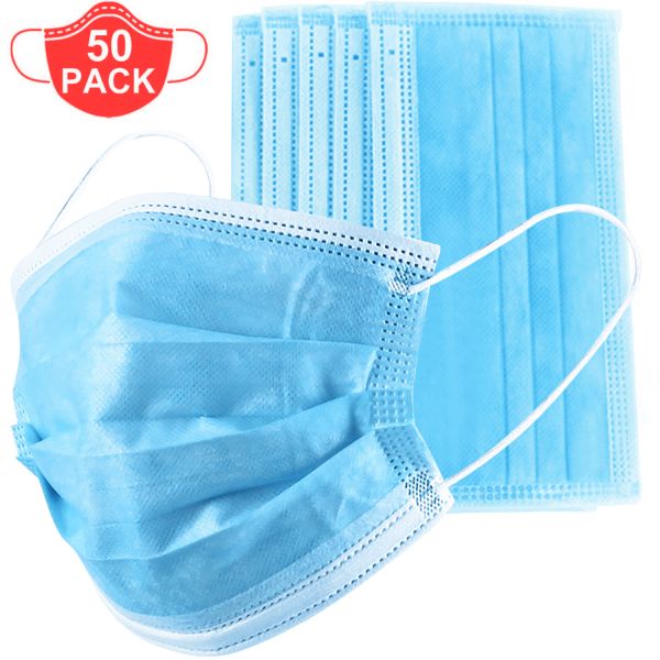 Quality High Filtration 3 Ply Face Mask Latex Free Eco Friendly Food Processing Use wholesale