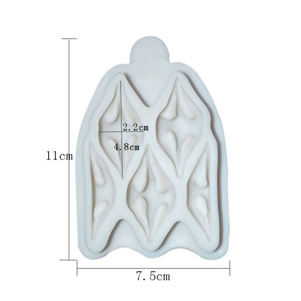 Food Grade 3d Silicone Moulds , Diy Cake Decorating Fondant Molds