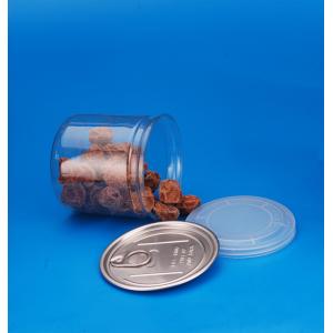 PET Material Empty Plastic Jars , High Durability Plastic Food Containers