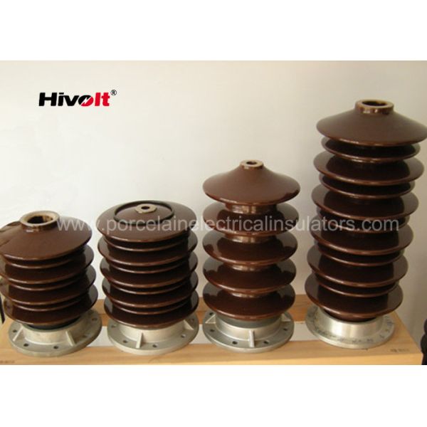 IEC standard HV transformer bushing insulator with assembled aluminum flange