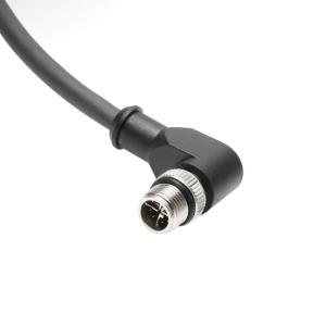 Alvin's M12 X-Code 8Pin to RJ45 Cat6a Cable, 8m, Right Angle for Cognex/Keyence