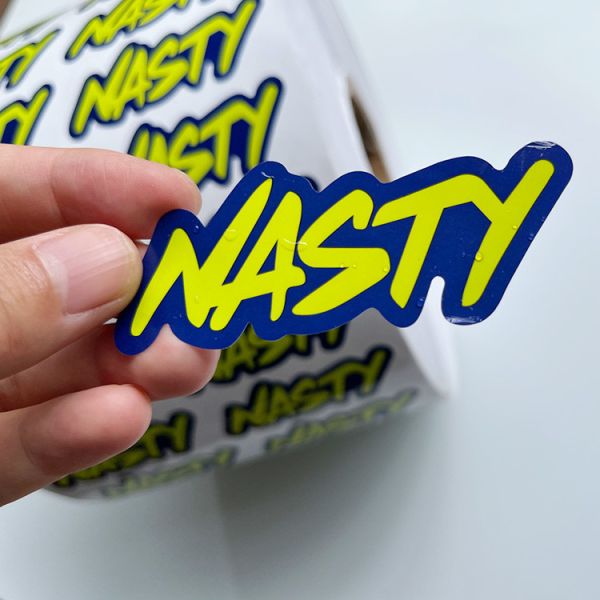 Shiny Die Cutting Sticker , Self Adhesive Waterproof Vinyl Die Cut Sticker Sheet