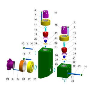 LEWCO-W1612, W-2200 Cameron Mud Pump, 14P220 mud pump, 12P160 mud pump, A-850PT