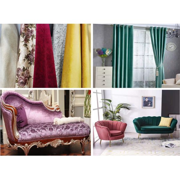 100% Polyester Holland Velvet Fabric For Curtain Car Sofa Cover Upholstery
