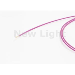 Purple Color Simplex Fiber Optic Cable Single Mode With Fiber Protection Sleeve