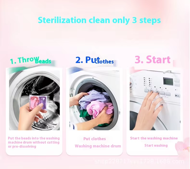 Long Lasting Fragrance 2-In-1 Laundry Pods OEM/ODM Custom 15-20g For APPAREL Detergent