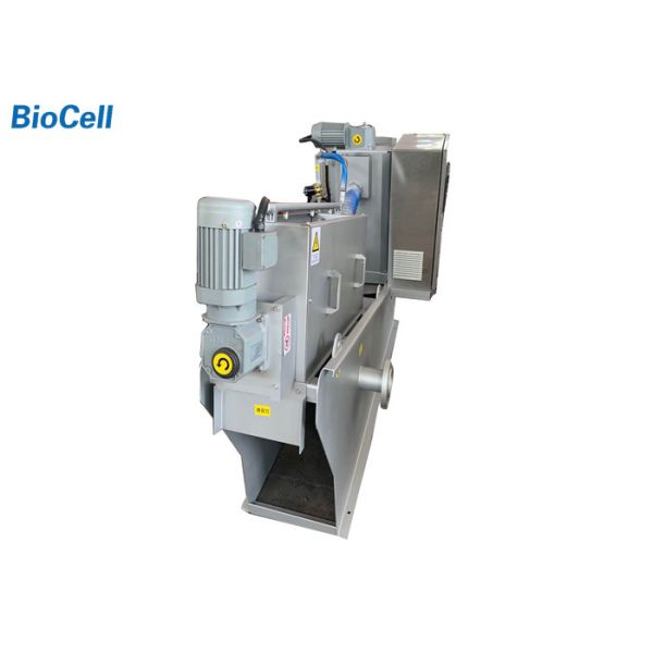Quality 40kg/H Water Filter Equipment Screw Press Dewatering Equipment Sludge Dehydrator System wholesale