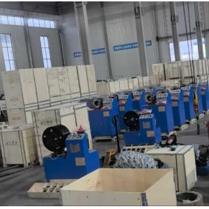 4 Inch 16 Dies PLC Control System / CNC / Button Blue Color From 6-102mm