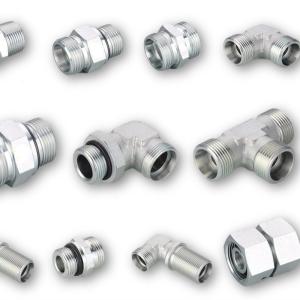 Galvanized Sheet Connection Hydraulic Fitting 45 Degree Jic Female for Hose