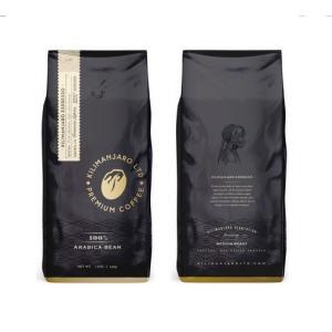 customized coffee bean packaging bags with valve made in manufacturer