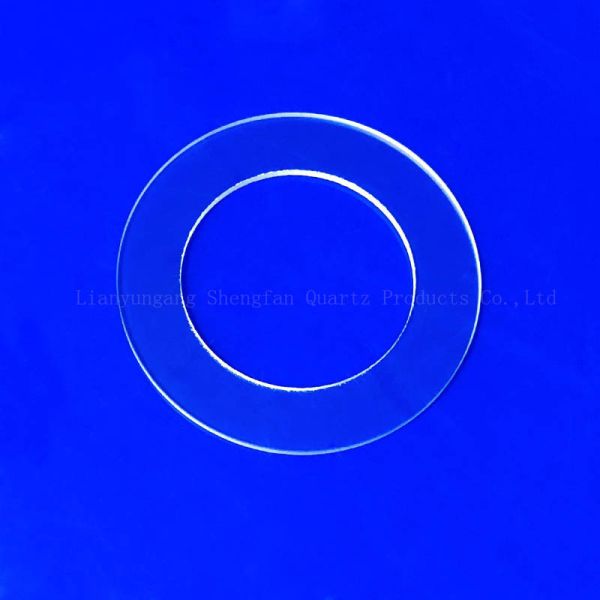 CNC Custom High Temperature Resistant Round Square Punching And Grooving Quartz