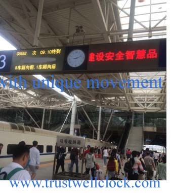 high-speed clock system,movement for high-speed clock system,high=speed clock