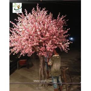 UVG CHR150 Beach wedding use tall artificial trees in peach blossom branch and