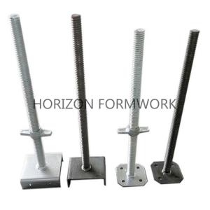 Adjustable Screw Jack Head For Ringlock Scaffolding System Dia 48mm x 5mm