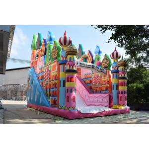 Simple Classic Commercial Inflatable Water Slides / Colourful Inflatable Dry
