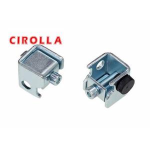 Silver Color Track Stopper Device of Automatic Sliding Door Stopper with Rubber