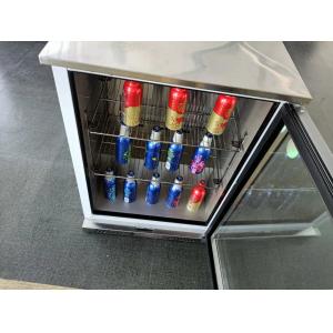 108L Mini Single Glass Door Wine Fridge Bar Bottle Beer Display Chiller