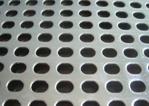 Cheap 1.5mm Thickness Perforated Wire Mesh / Round Hole Mesh 2.0m Width for sale