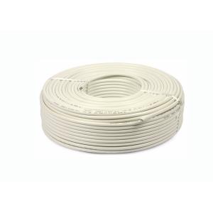 Black Jacket 18 AWG Copper Coaxial Cable For CATV / CCTV / DBS System