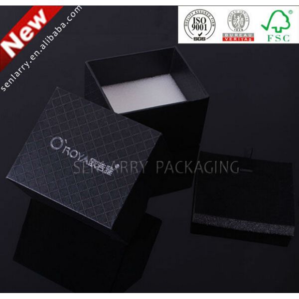 Promotional Recyclable customizable small earring boxes design certificated by