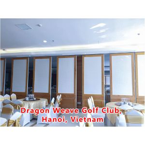 China Sliding Movable Partition Wall with Dupont POM Roller Magnetic Seal and Jack Lifting Mechanism on sale