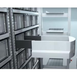 3.5m Shelves Automated Warehousing System CTU Robot Load / Unload Speed 25 - 30