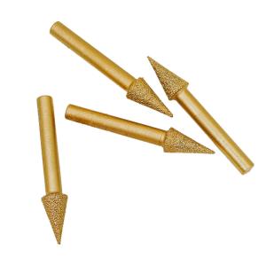 Customized OBM Support Vacuum Brazed Engraving Bits for Metal Stone Edge Fine