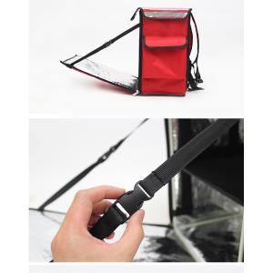 420D PVC Collapsible Insulated Thermal Meal Prep Backpacks Rider Delivery