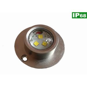 Shockproof IP68 Boat Underwater LED Fishing Lights 10 - 30V DC 3PCS 5W
