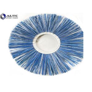 Galvanized Iron Snow Sweeper Brush Crimpled Steel Wire Mixed Rotary Flat Ring