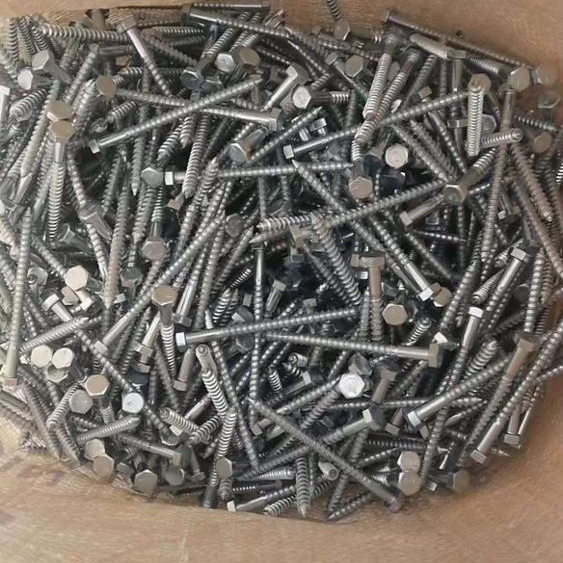 1/4"-1 1/4" ASME B 18.2.1 Stainless Steel Hex Head Wood Screws/Hex Lag Bolts