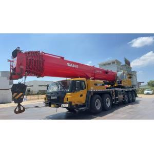 2022 Sany STC1300C8 used crane with an 85.5-meter boom, a 24-meter jib, and a 57