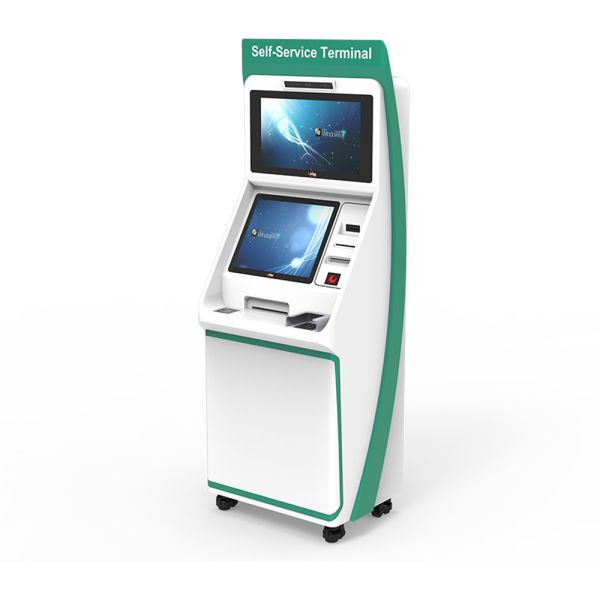Quality Touch Screen Self Printing Kiosk Self Service Kiosk Ticketing System wholesale